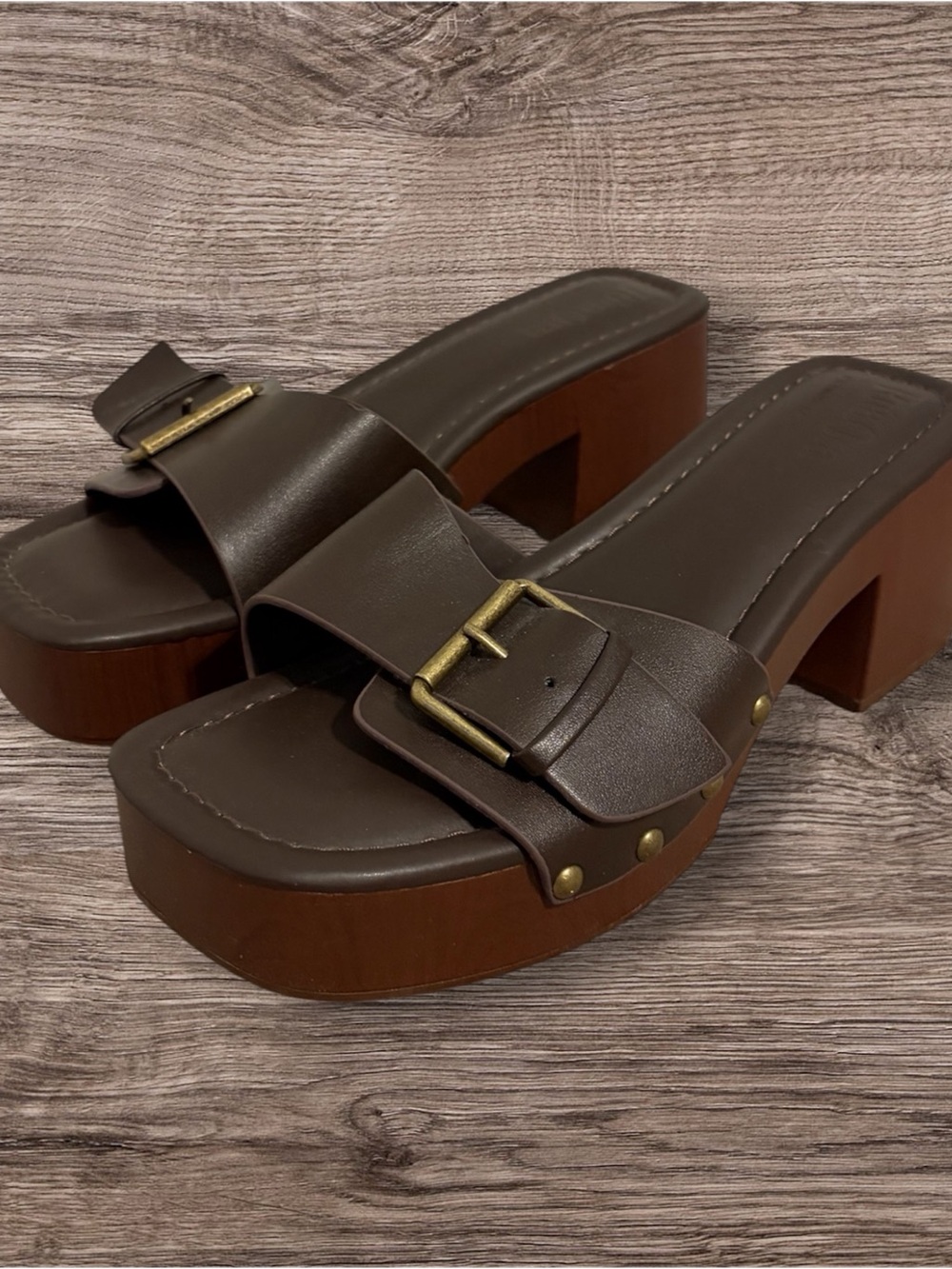 Rita Ora Collab Women’s Dark Brown Platforms